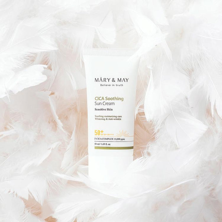 [Mary&May] CICA Soothing Sun Cream SPF50+ PA++++ - 50ml