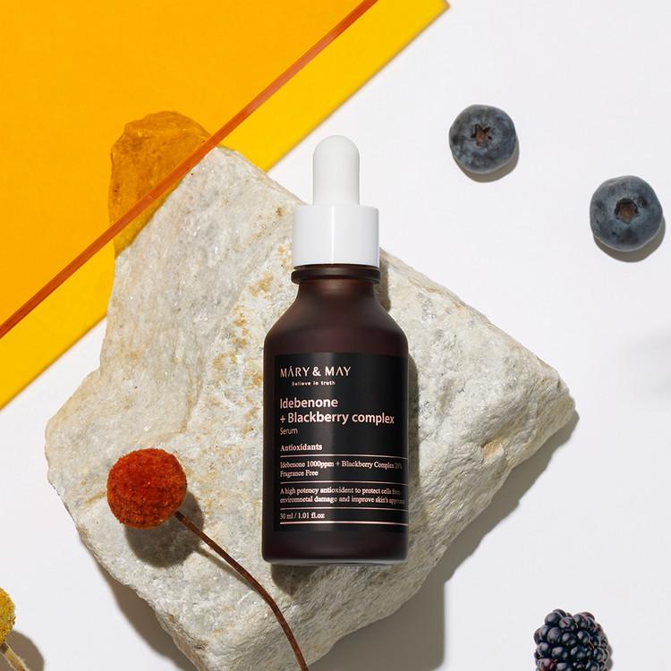 [Mary&May] Idebenone + Blackberry Complex Serum - 30ml