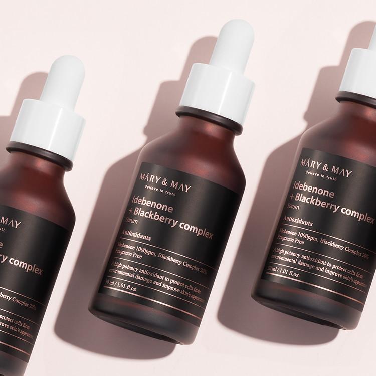 [Mary&May] Idebenone + Blackberry Complex Serum - 30ml