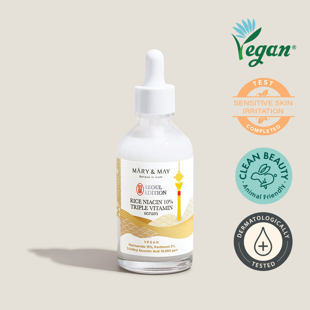 [Mary&May] Rice niacinamide 10% Triple Vitamin Serum 80ml