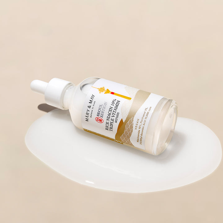 [Mary&May] Rice niacinamide 10% Triple Vitamin Serum 80ml