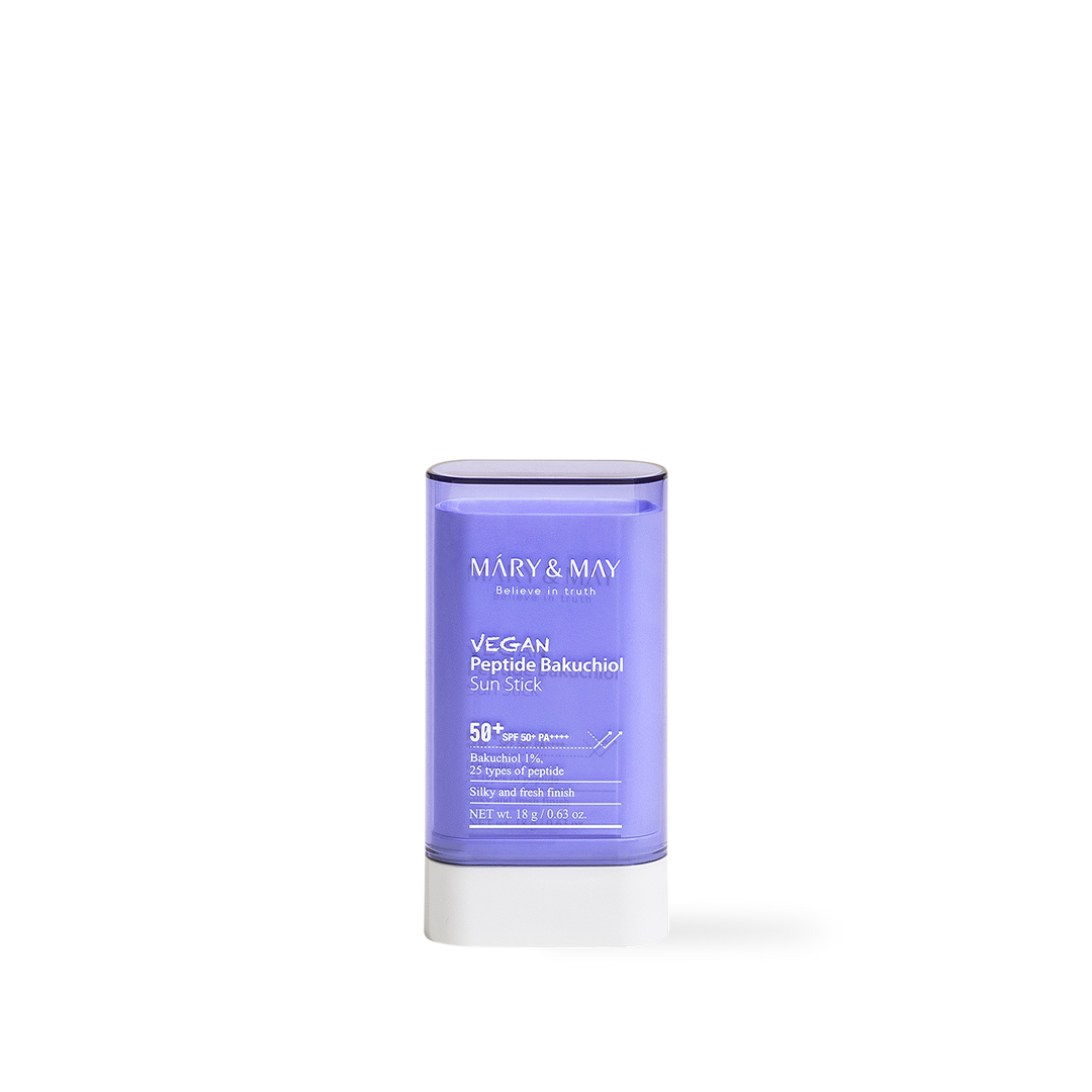 [Mary&May] Vegan Peptide Bakuchiol Sun Stick SPF50+ PA++++ 18g