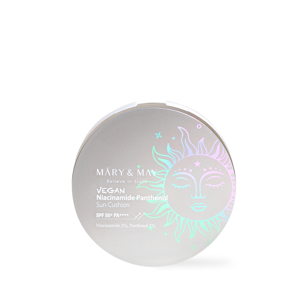 [Mary&May] Vegan Niacinamide Panthenol Sun Cushion SPF50+ PA++++ 25g