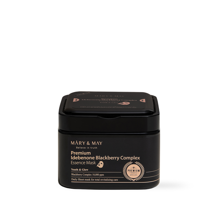 [Mary&May] Premium Idebenone Blackberry Complex Essence Mask 20EA/250g