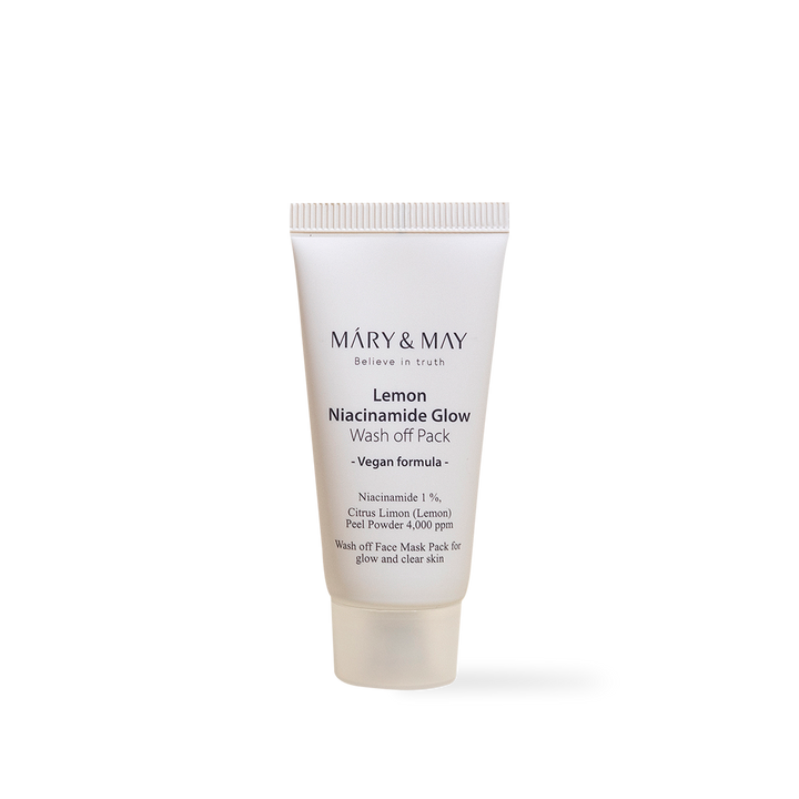 [Mary&May] Lemon Niacinamide Glow Wash Off Pack 30g