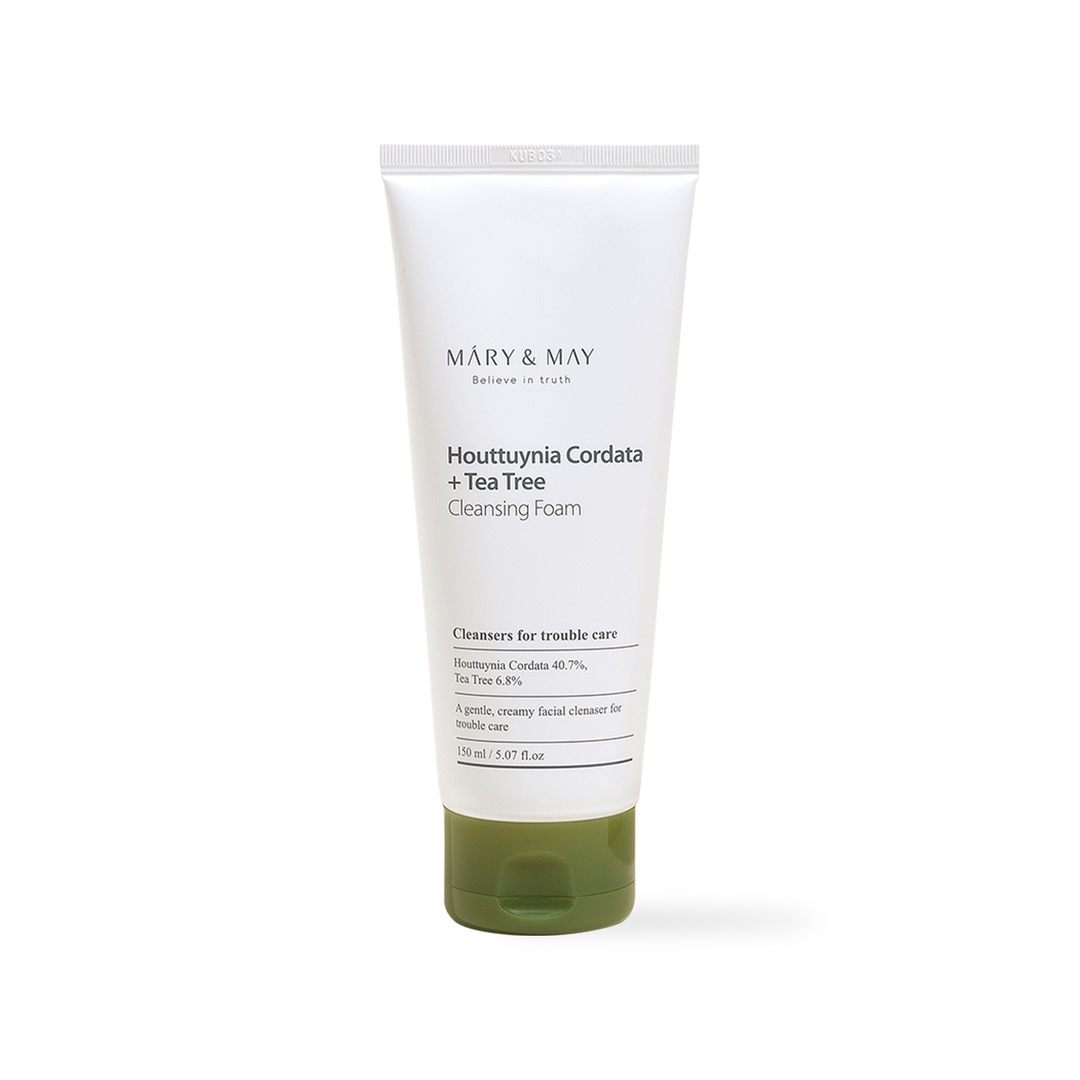 [Mary&May] Houttuynia Cordata + Tea Tree Cleansing Foam - 150ml