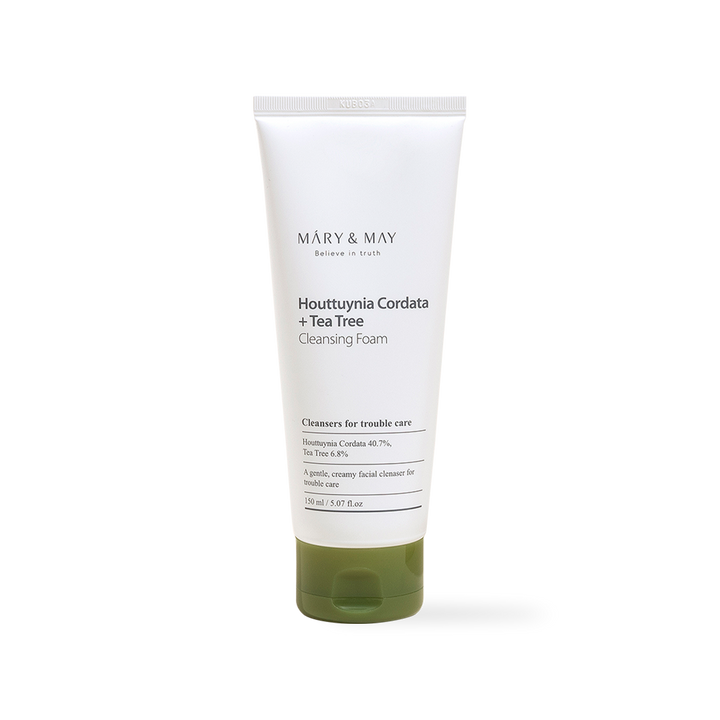 [Mary&May] Houttuynia Cordata + Tea Tree Cleansing Foam - 150ml