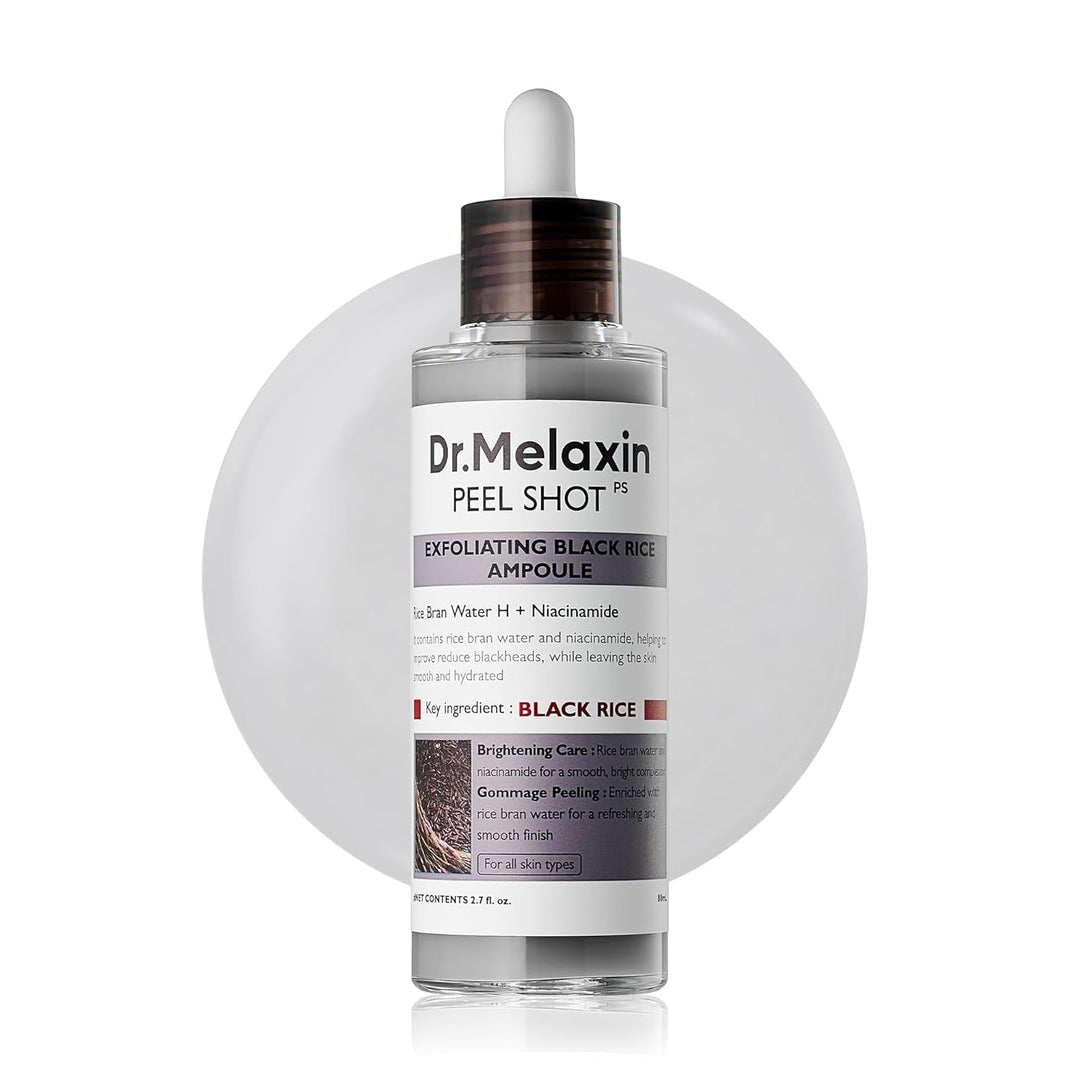 [Dr.Melaxin]  Peel Shot Glow Black Rice Peeling Ampoule 80ml