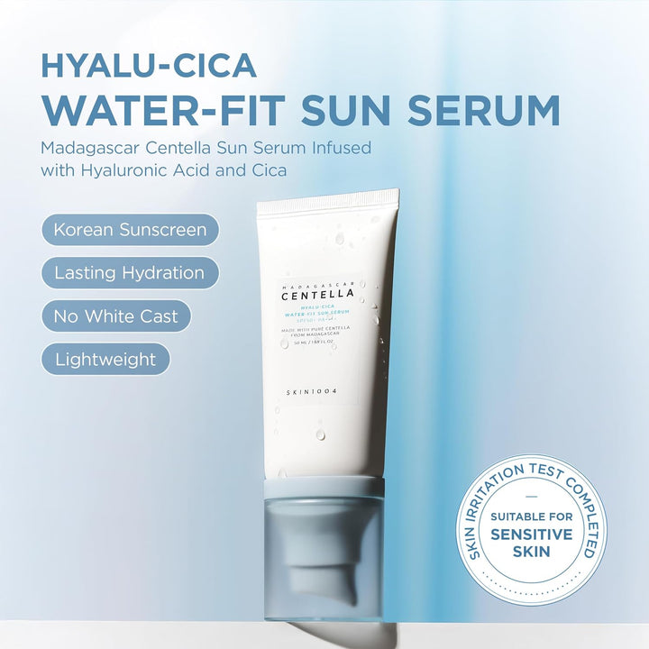 [Skin1004]  Madagascar Centella Hyalu-Cica Water-Fit Sun Serum UV 50ml