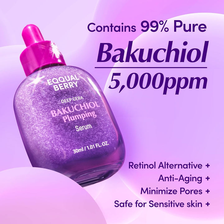 [EQQUALBERRY]  Deep Cera Bakuchiol Plumping Serum 30ml