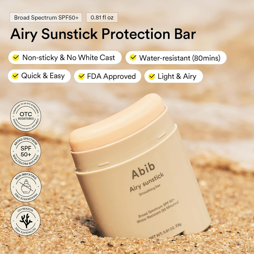 [Abib] Airy Sunstick Protection Bar Broad Spectrum SPF50+ 23g