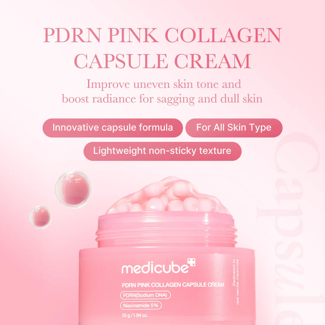[Medicube] PDRN Pink Collagen Capsule Cream 55g
